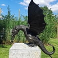 thumbnail image 3 of Dragon Statue,Bronze Fine Casting Solid Dragon Statue for Garden Terrace Fountain Center Swimming Pool, 3 of 6