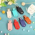 thumbnail image 5 of Uxcell Personalized Custom Leather Keychain Leather Car Keychain Memorial Gifts for Friend Father Lover,  Black, 5 of 5