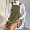 thumbnail image 1 of FcBaudy Camisole Sans Manches Robe Col en V, Robes d'Été pour Femmes, Robes pour Femmes Nouvelle Robe à Bretelles en Velours Côtelé Ample Robe à Bretelles pour Femmes, 1 of 7