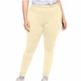 thumbnail image 2 of TIMIFIS High Waisted Leggings for Women Plus Size Yoga Pants Tummys Control Solid Color Workout Running Cycling Yoga Pants - Spring/Summer, 2 of 7
