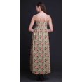 thumbnail image 4 of Bimba Robe Longue Maxi à Bretelles Spaghetti Ajustables à Imprimé Floral pour l'Été et la Plage - Grand, 4 of 6
