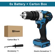 650NM Brushless Cordless Impact Drill 13MM Chuck Driver 18V Electric Screwdriver