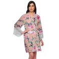 thumbnail image 1 of Moomaya Printed Cotton Robes For Women Plus Size Kimono Robe Short Nightwear, 1 of 6