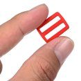 thumbnail image 4 of Unique Bargains Boucles de Glissière Tri-Glide Rouges, Sangle de Serrage en Sangle (Lot de 100), 4 of 5