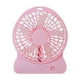 thumbnail image 2 of Small Desk Fan, Portable Electric Table Desktop Air Circulator Fans, Desktop USB Charging Fan Three Speed Adjustment Small Fan Silent Fan Portable Small Table Fan Suitable For Office And Bedroom, 2 of 6