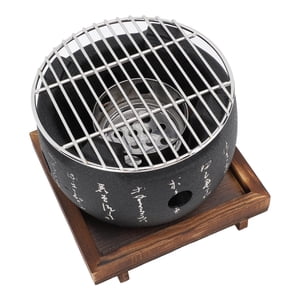 Japanese Style Mini Portable BBQ Grill Compact Charcoal Stove for Home Outdoor Family Gathering