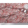 thumbnail image 2 of Soimoi Poly Georgette Fabric Floral & Penguin Ocean Fabric Prints by Yard 52 Inch Wide, 2 of 3