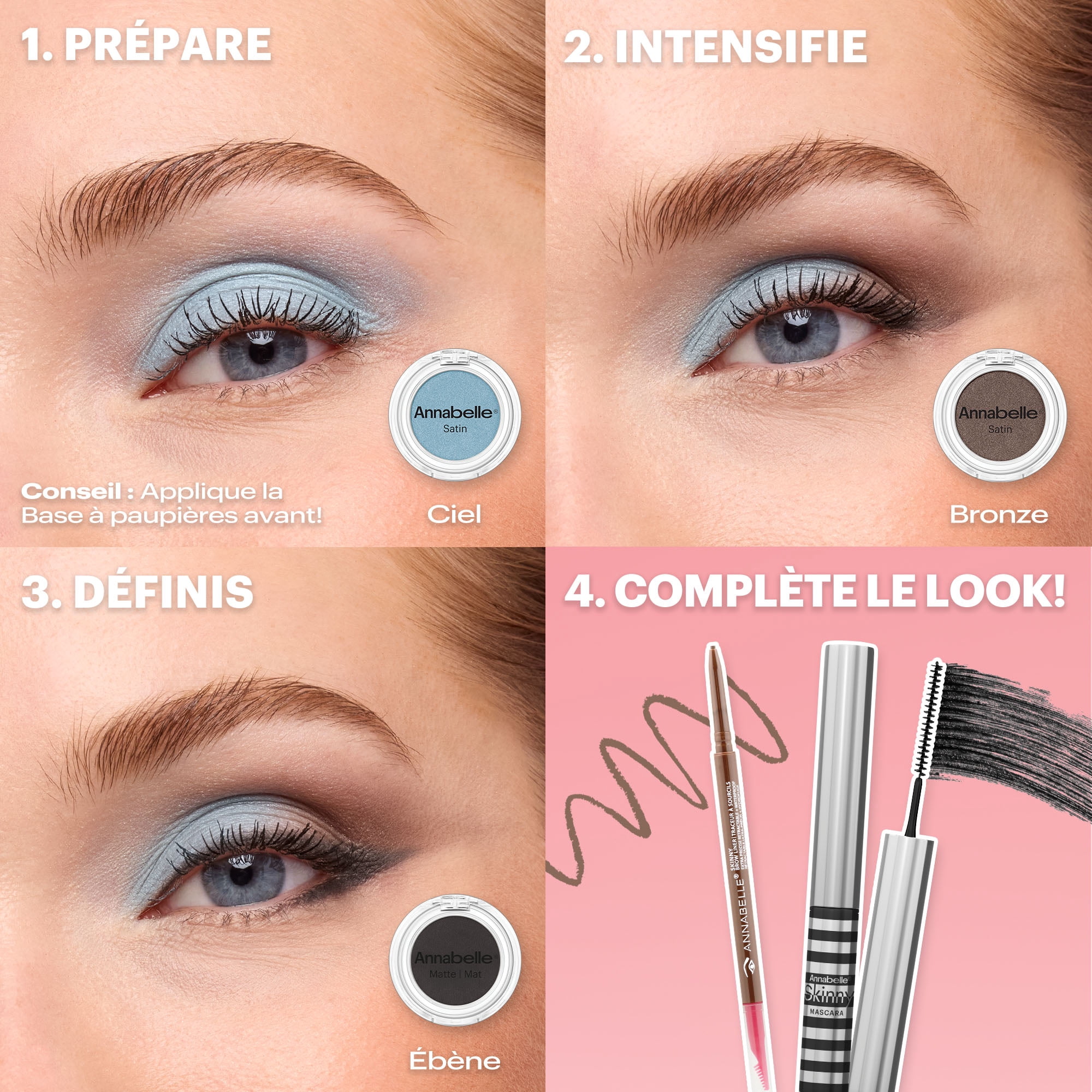 Annabelle Ombre à paupières Mono Matte, Garnet