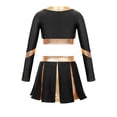 thumbnail image 2 of Aislor Uniforme de Cheerleading pour Filles Enfants Tenues de Cheer Patchwork Métallique Costume de Compétition Performance A04 6, 2 of 5