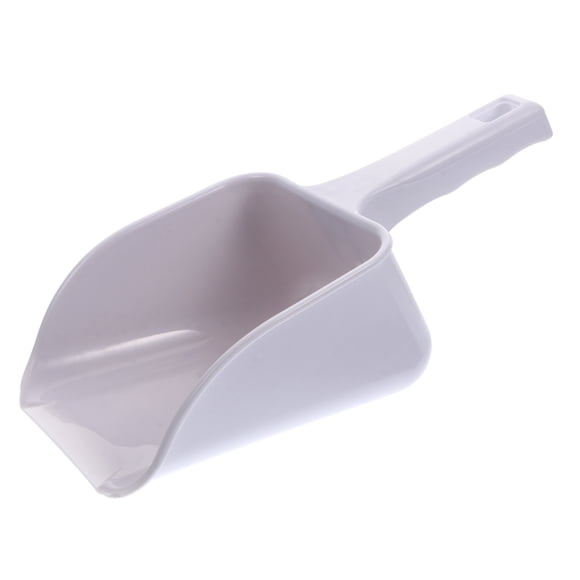 Phenofice 1 Pc Ice Shovel Utility Scoop White ABS Waterproof Home Use Tool