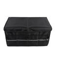thumbnail image 2 of Car Trunk Organizer with Lid, 55L Large Capacity Collapsible Multi Compartment Oxford Cloth Waterproofing Portable Car Storage Box with Handles for SUV, Truck, Sedan, 2 of 7