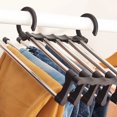 thumbnail image 3 of Trouser Hangers Multifunctional Trouser Rack Retractable Trouser Storage Rack Multifunctional Trouser Hangers Stainless Steel Hangers Home Multifunctional Foldable Trouser Rack, 3 of 5