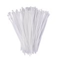 thumbnail image 2 of Joy Fish Attache de Câble 8 Pouces 50LBS 100 Pcs/paquet - Blanc, 2 of 4
