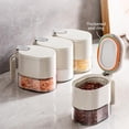 thumbnail image 4 of TopLLC Kitchen Accessories,Home And Kitchen,Kitchen Tools, Glass Spice Jars 380ml Spice Bottles Mini Seasoning Storage Jars With Flapper Caps For Salinity Capsicum Chili In Kitchen spice jar, 4 of 8