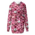 thumbnail image 4 of Jsaierl Robe à Capuchon pour Femmes Noël Grande Taille Tunique de Noël Chandails à Capuchon Robes Chandail Femme Tenue d'Automne Tendance, 4 of 5
