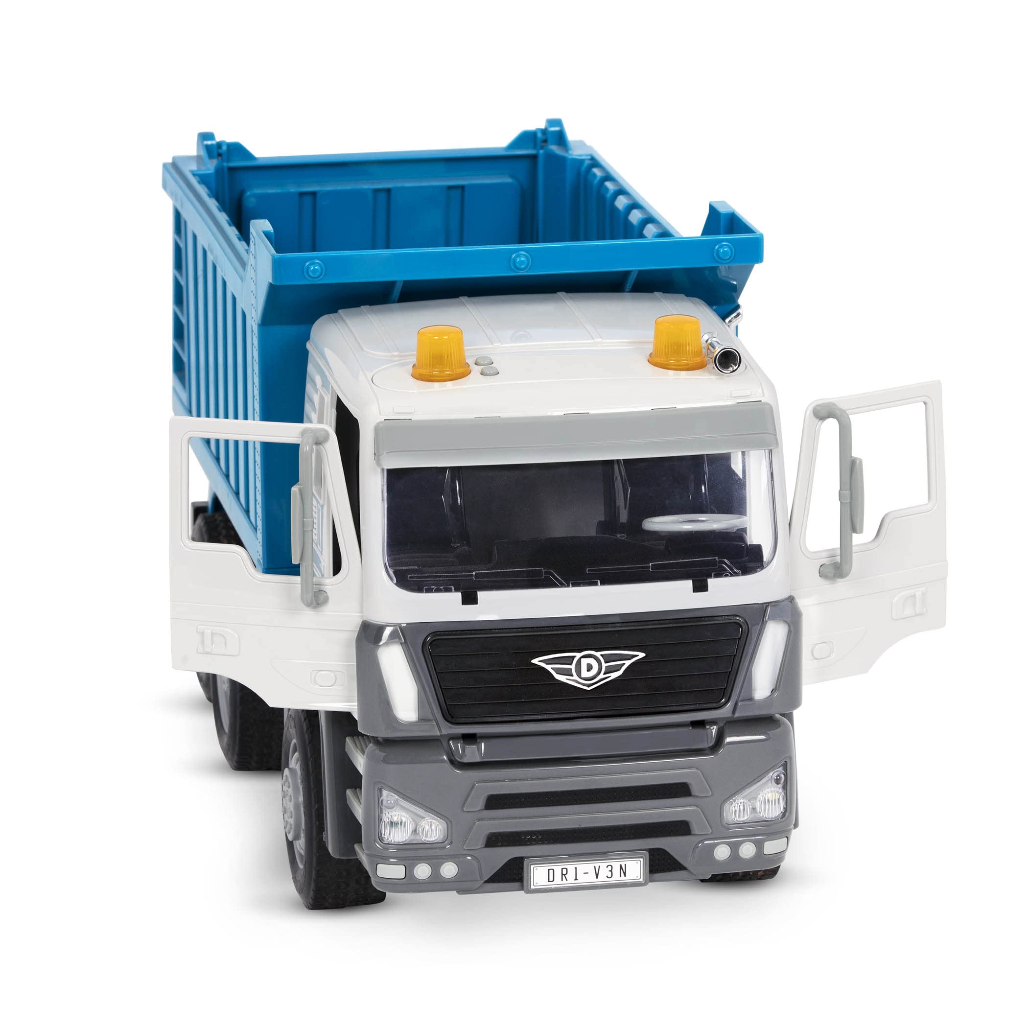 DRIVEN by Battat Dump Truck, 21 inches Large Toy Construction Vehicle