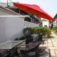 thumbnail image 5 of Patiojoy Parasol Déporté Mural de 8 Pi pour Patio, Inclinable Réglable, Pare-Soleil, Bourgogne, 5 of 5