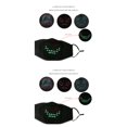 thumbnail image 1 of yingyy Black Voice Control LED Mask Stand Out At Halloween Cosplay Events Cosplay Mask For Halloween Black+1Pcs 21.5x12cm 2Set, 1 of 6
