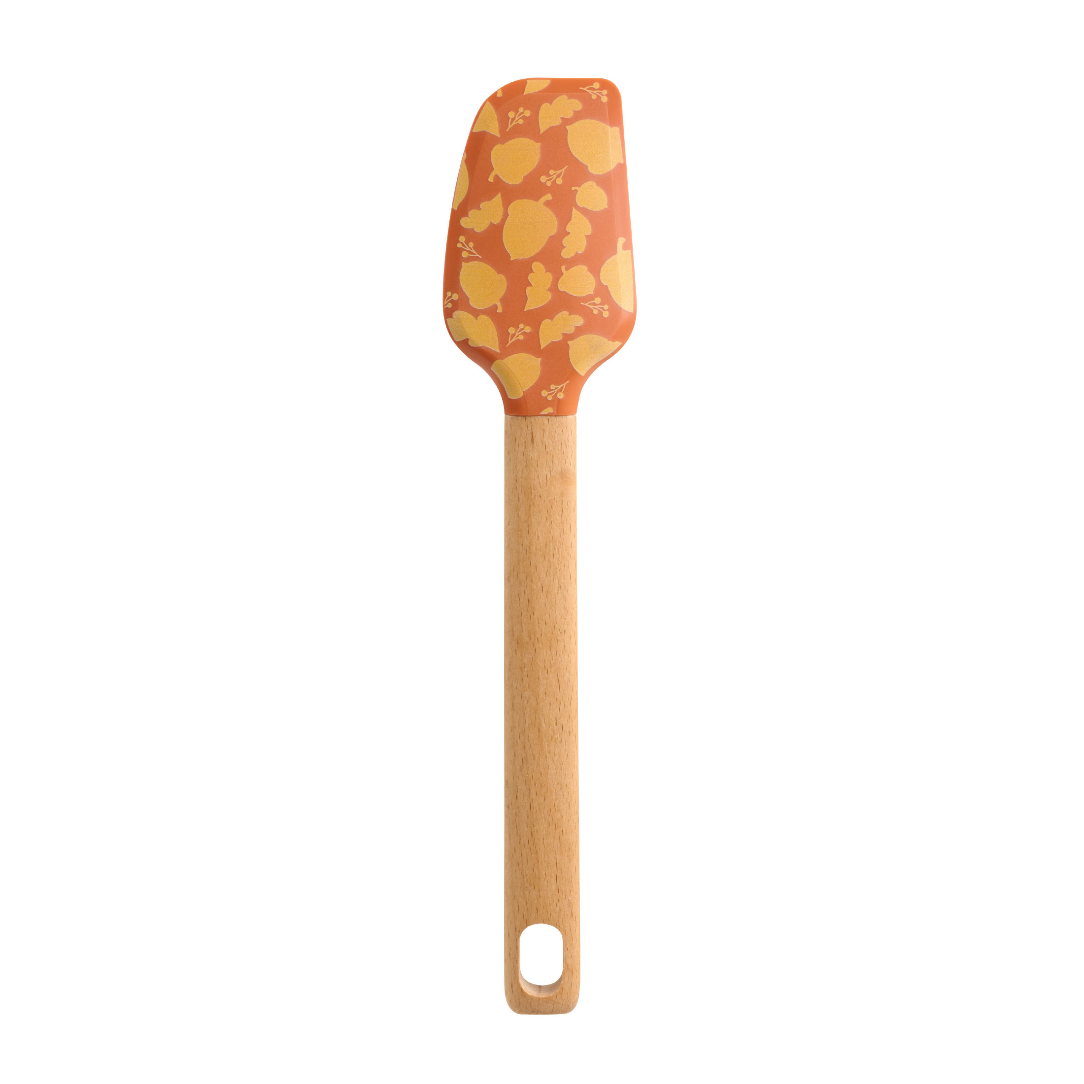 Tout-pour-célébrer spatule silicone 12", noisettes orange