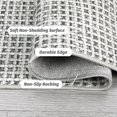 thumbnail image 3 of YUSAZENS 5x7 Washable Boho Non-Slip Area Rug, Soft Waffle Print Carpet for Bedroom, Living Room, Light Gray, 3 of 6