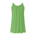 thumbnail image 4 of Robe Courte d'Été pour Femme de Plage - par-Dessus de Bikini, Sans Manches Évasée, Robe T-Shirt Décontractée Mini, Polyester, Tailles P - TTG, 4 of 4