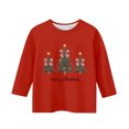 thumbnail image 4 of YUNAFFT T-Shirt à Manches Courtes pour Garçons et Filles 3-12 Ans avec Imprimé Graphique de Noël, Col Rond Décontracté, Haut Extensible Type Coton, Confortable pour le Quotidien, 4 of 4