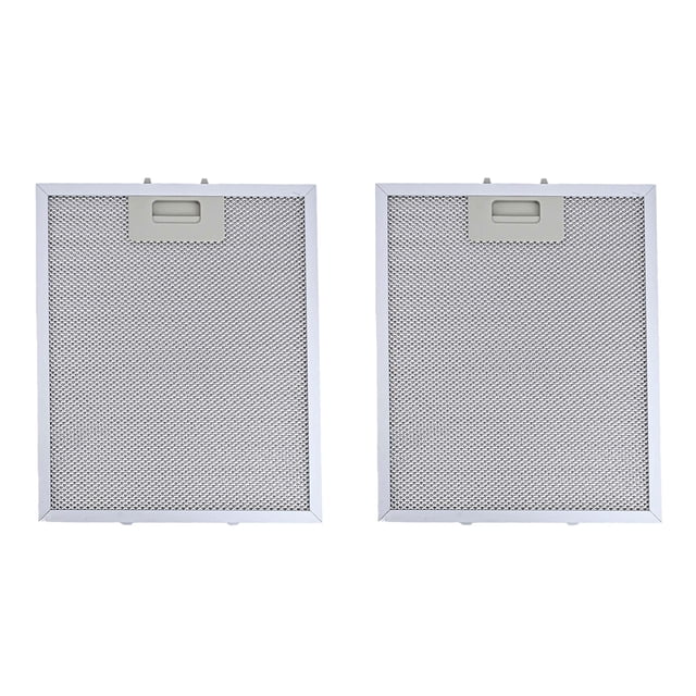 Bgsha 2Pcs Grease Filter Cooker Hood Filters Metal Mesh Extractor Vent Filter Aluminized Grease 300 X 250mm Kitchen Range Hood Filters