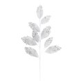thumbnail image 1 of Vickerman QG191811 29 in. White Glitter Leaf Spray - 6 per Bag, 1 of 1