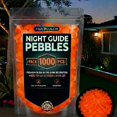 thumbnail image 2 of TTJ Outside Decorations for Yard 2026 Colorful -in-the-Dark Garden Stones Night Guide Luminous Pebbles In The Dark Stepping Rocks Outdoor Landscaping Decor Glowing Stones 1000pc, 2 of 8