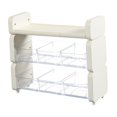 thumbnail image 3 of Lipstore Tea Bag Organizer 3 Tier Coffee Pod Organizer for Countertop Kitchen Cabinet White, 3 of 8