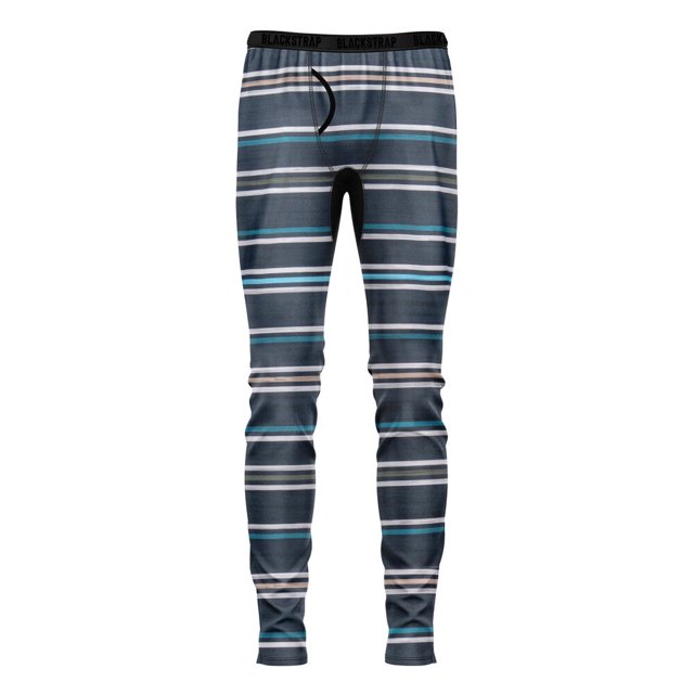 BLACKSTRAP Men's Skyliner Full Length Baselayer Pant Stripes Blue, S