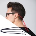 thumbnail image 4 of Langgg Eyeglass Strap Non-Slip Stretchy Universal Rope Eyewear Retainer Sports Dark Blue, 4 of 8