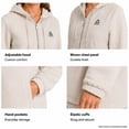 thumbnail image 2 of Reebok Women's Polar Fleece Mixed Jacket, Sizes XS-XXL, 2 of 3