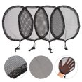 thumbnail image 2 of MasteelfCA 4Pcs Ponytail Hairnets Elastic Hair Bun Holding Hairnet Simple Wig Accessories, 2 of 7