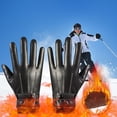 thumbnail image 1 of XYAIYT Gants d'Hiver pour Hommes, Boucle de Poignet Réglable, Écran Tactile, Compatible avec Cyclisme en Plein Air, Cadeau de Course, Costume Décontracté en Polyester et Velours, Chaud et Coupe-Vent pour Temps Froid, 1 of 7