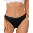 thumbnail image 1 of INSPIRE CHIC Culottes pour Femmes Lots Culottes String Respirantes Strings Échancrés m 2 Beige/2 Rouge/2 Noir, 1 of 4