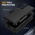thumbnail image 3 of KOMI for Samsung Galaxy S25 Plus Case with HD Screen Protector, 10 FT Military Grade Drop Protection, Anti-Slip Phone Case, Black, 3 of 5