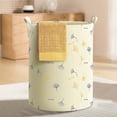 thumbnail image 4 of Bowayaoa Foldable Dirty Clothes Storage Bucket, Large Capacity Laundry Basket with Handles, Collapsible Hamper for Bedroom, Portable Plastic Clothes Organizer, 4 of 6
