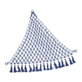 thumbnail image 3 of Toys Storage Hammock, Stuffed Animal Storage Net  Tassel Cotton Rope Space Saving  For Home Royal Blue, 3 of 8