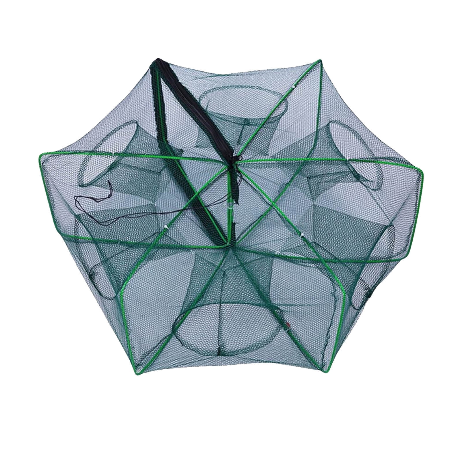6-Hole Collapsible Fishing Trap for Shrimp, Crawfish, and Minnows