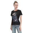thumbnail image 4 of T-Shirt Basique à Manches Courtes pour Femmes Demon Slayer : Shitou Wuichiro, 4 of 6