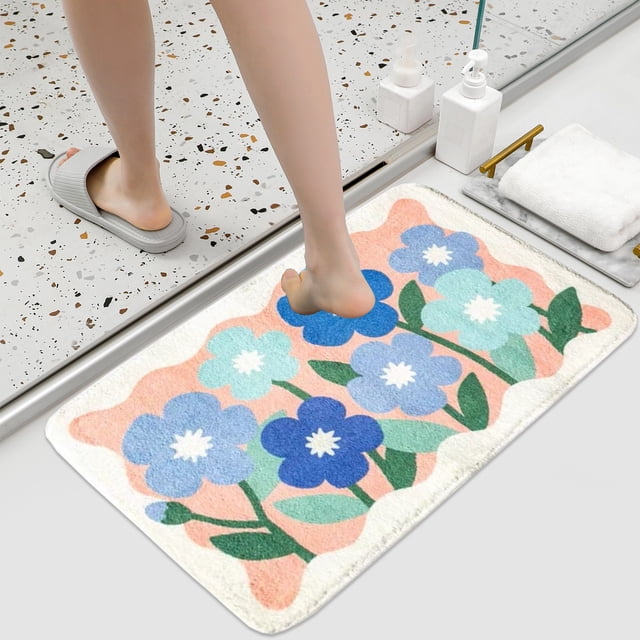 EGNMCR Area Rug, Rugs for Bedroom, Bath Rugs Soft Bedroom Carpet Thickened Carpet Room Small Carpet Bathroom Carpet Non Slip Carpet bedside rug
