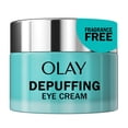 thumbnail image 1 of Olay DEPUFFING EYES HYALURONIC EYE CREAM, Fragrance-Free, 15 mL, 1 of 12