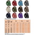 thumbnail image 2 of MAWCLOS Mens Cardigan Sweater Long Sleeve Jacket Button Down Coat Knitted Winter Warm Open Front Outwear Pink M, 2 of 2