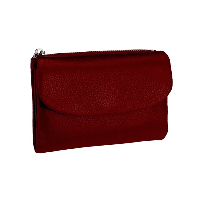 Leather Purse Women's Slim RFID Blocking Wallet Soft Leather Small Card Holder For Daily Use And Travel With Large Storage Capacity