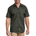 thumbnail image 4 of Dickies Mens Short-Sleeve Work Shirt, XL, Olive Green, 4 of 4