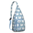 thumbnail image 1 of Nautical Night Sea Creatures Backpack - Glow-in-the-Dark Shark & Dolphin, 1 of 4