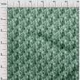 thumbnail image 3 of oneOone Velours Vert Mer Tissu Abstrait Matière de Robe Tissu Imprimé Tissu au Mètre 58 Pouces de Large, 3 of 4