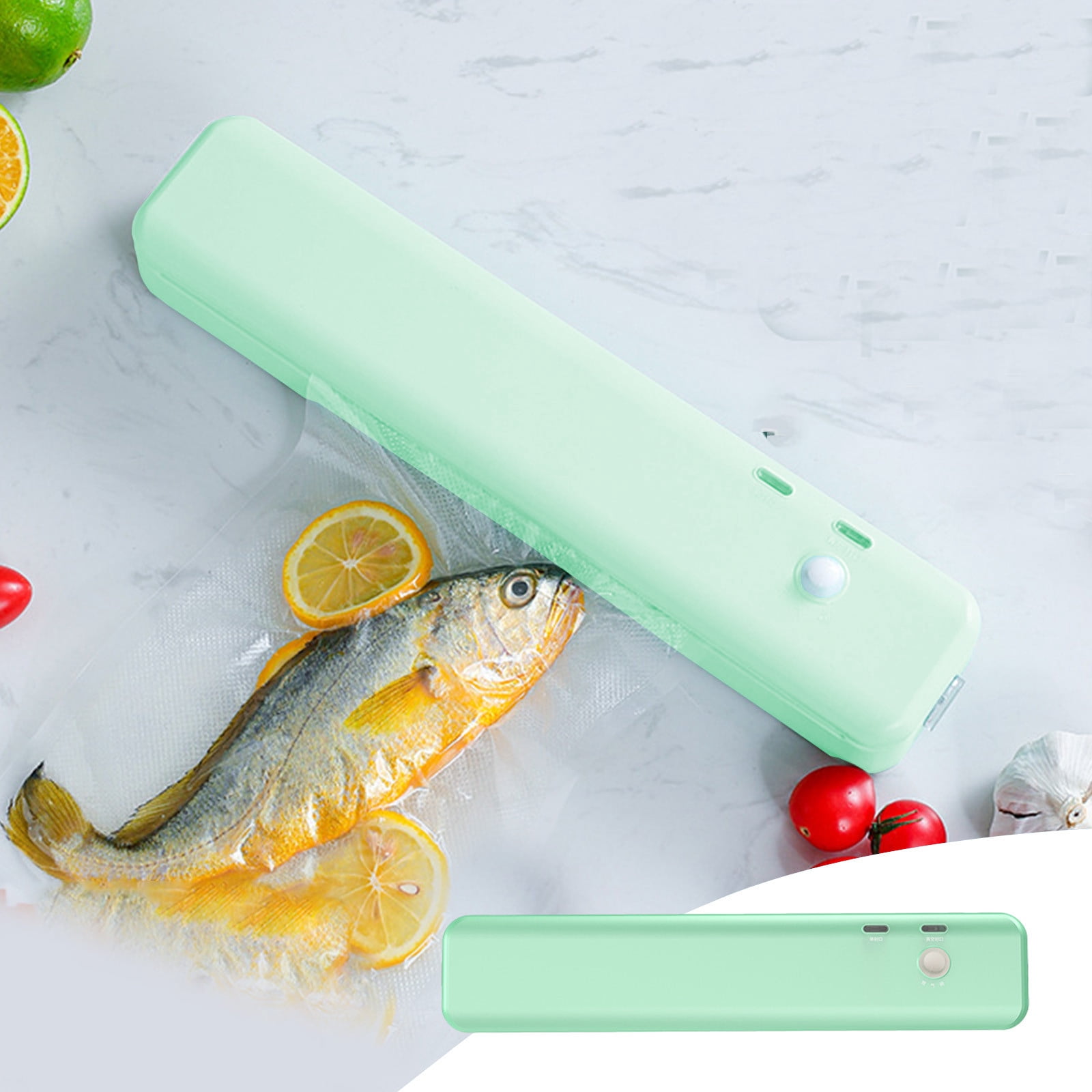 EGNMCR Scelleuse sous Vide, Machine de Mise sous Vide pour Aliments, Scelleuse sous Vide Automatique pour la Conservation des Aliments, Système d'Emballage à Scellement de Grande Puissance, pour Aliments Cuits, Cuisson et Scelleuse sous Vide pour Aliments