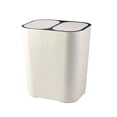 thumbnail image 1 of Binwennn 33 Liners Bags 30 Garbage And Recycle Can Pantry Waste Beige Small, 1 of 7